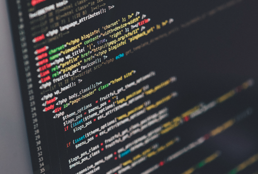 Image of code on a computer screen