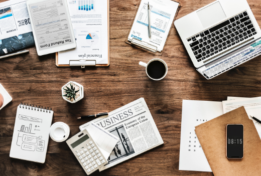 Image of an office desk